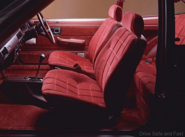 1976 Honda Accord hatchback cabin