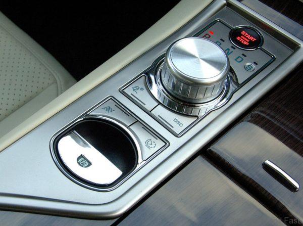 Jaguar XF 2008-2010 rotary gear shift