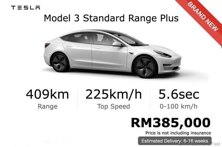 2021 tesla malaysia price How Much