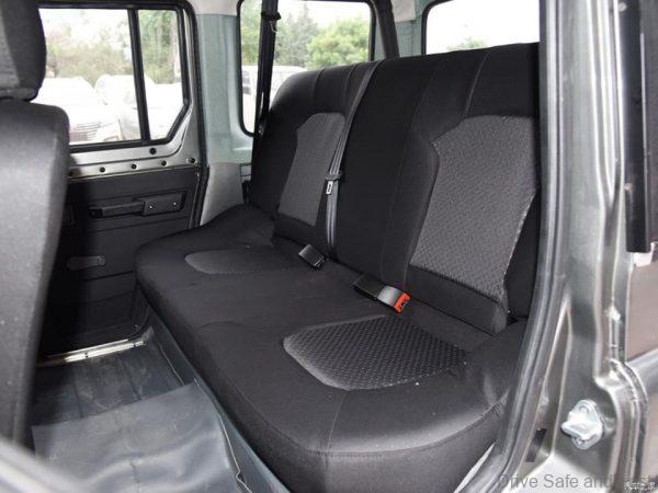 Beijing Auto Works (BAW) BJ212 rear seats