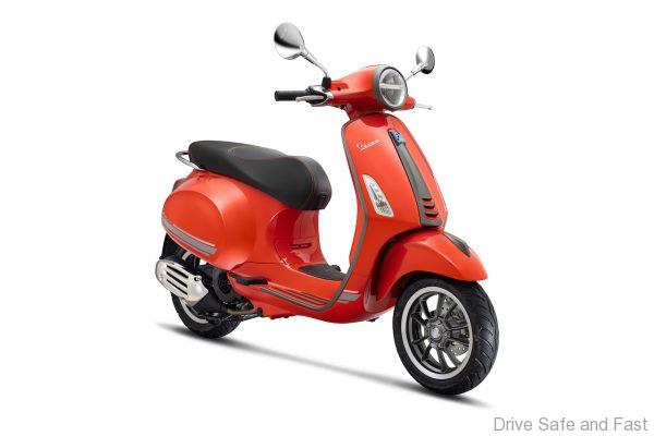 Vespa Primavera S Special Edition 150_Orange Tramonto (Glossy)_front