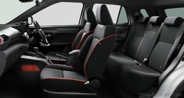 Perodua Crossover (codenamed D55 L) cabin space
