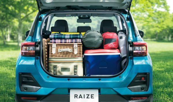 2020 Toyota Raize SUV luggage space