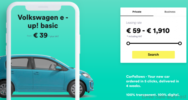 Carfellows EV pricing