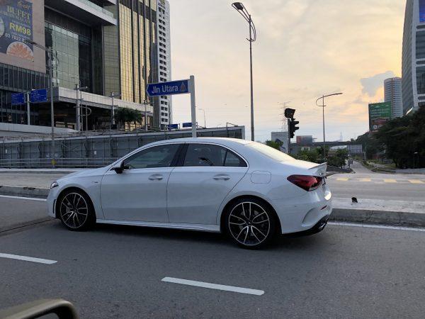 Mercedes-Benz A35 4Matic Saloon_side view