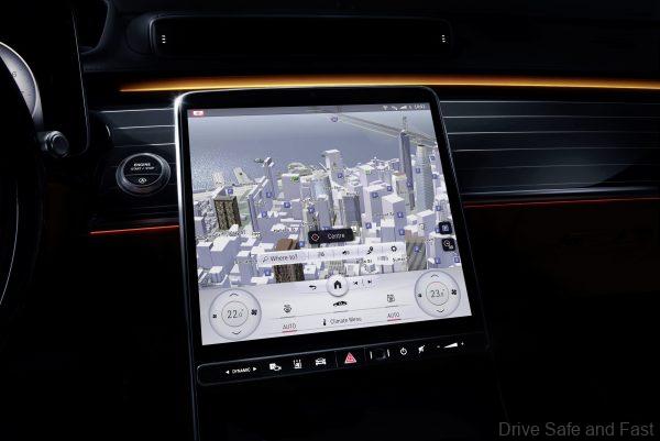 2021 Mercedes Benz S-Class MBUX Screen