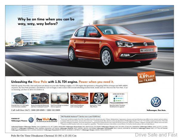 Volkswagen India Polo TSI advert