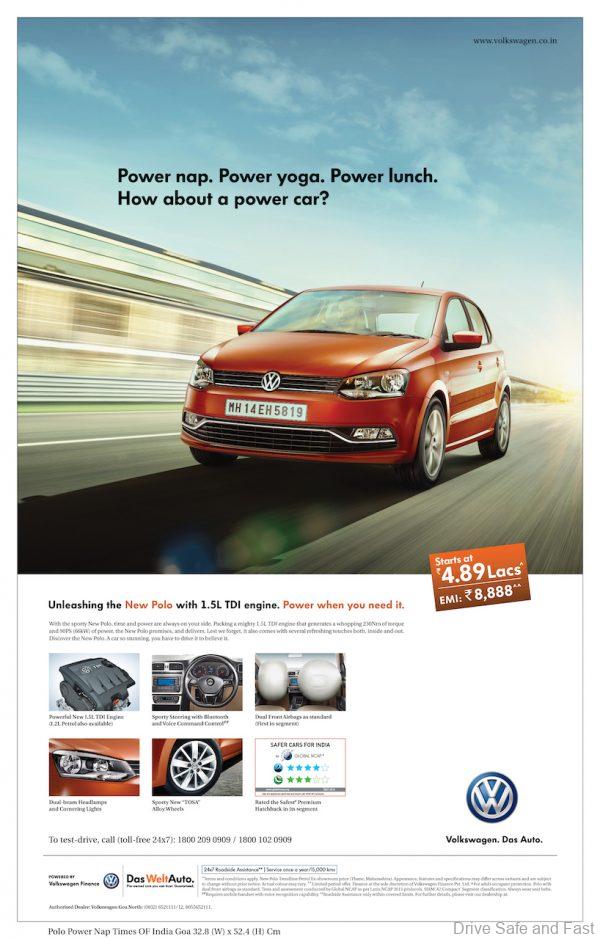 India Volkswagen Polo TSI advert