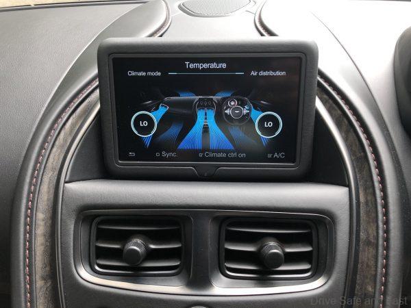 Aston Martin DB11_V8_infotainment screen