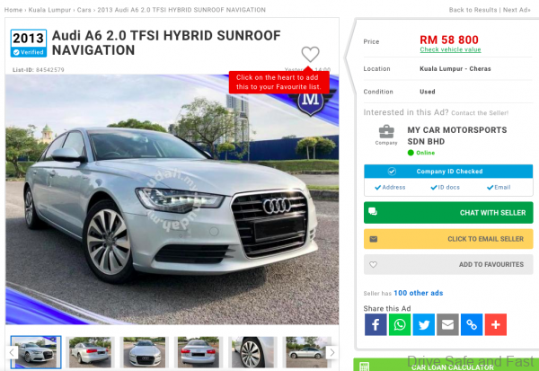 2013 Audi A6 Hybrid_Used