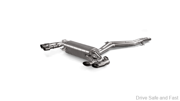 Bentley Bentayga Akrapovič exhaust system