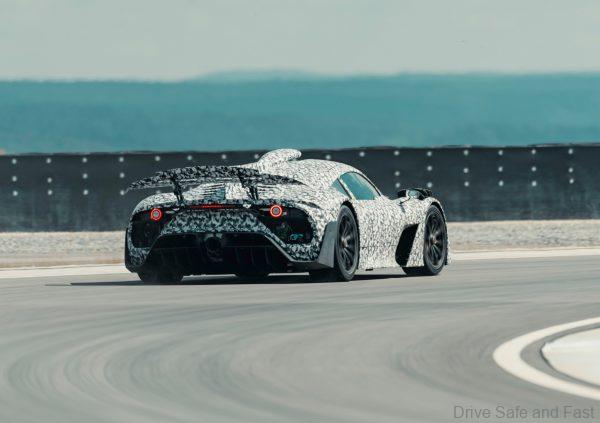 F1 engine-powered Mercedes-AMG Project One hypercar_rear view