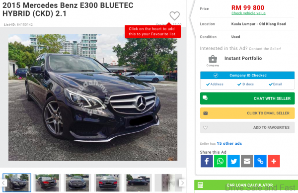 Mercedes E300 Bluetec Hybrid Diesel_Used