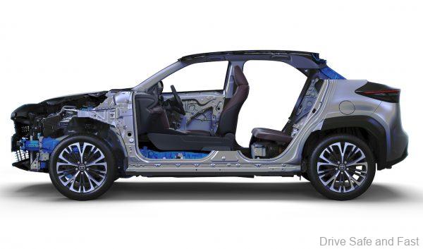 Toyota Yaris Cross safety shell