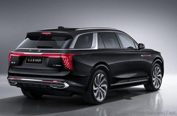 Hongqi E-HS9_rear black
