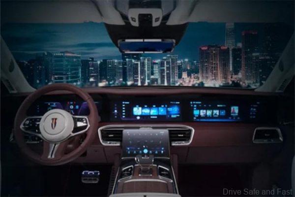 Hongqi E-HS9_dashboard