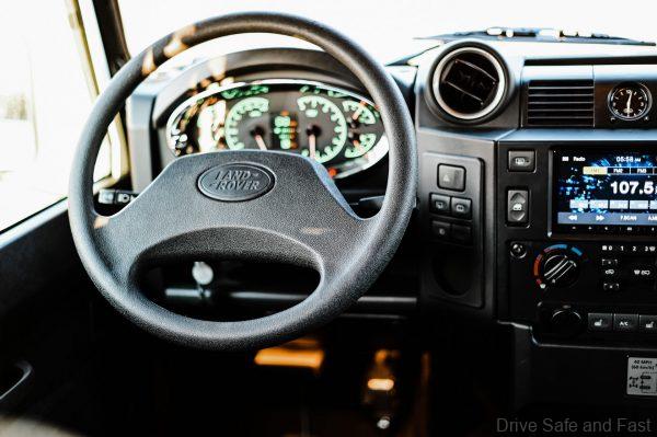 Classic Defender cockpit