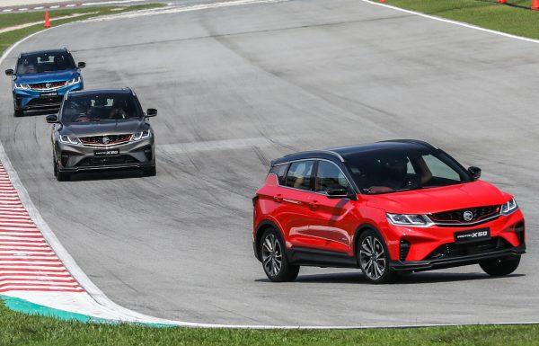 Proton X50 on track