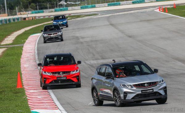 Proton X50 on track