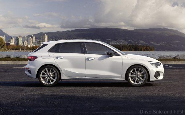 Audi A3 Sportback 30 g-tron side view