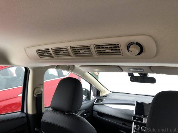 Mitsubishi XPANDER rear climate control and vents