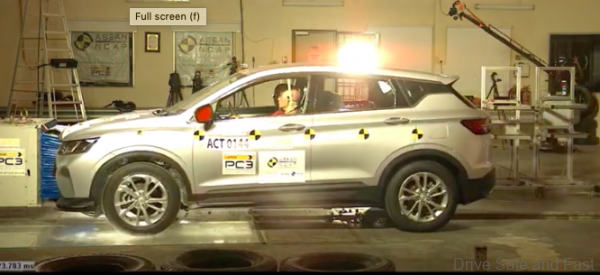 Proton X50 ASEAN NCAP Results high speed impact
