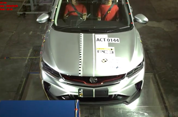 Proton X50 ASEAN NCAP Results front side impact