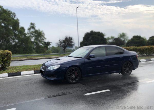 Subaru Legacy GT B4 AWD side view