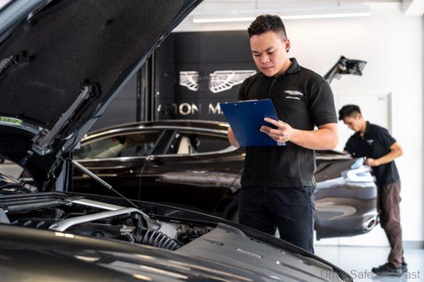 Aston Martin after sales technician