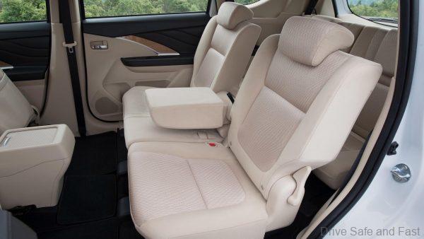 Mitsubishi Xpander middle row seats