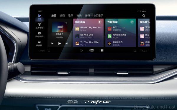 Geely Preface infotainment