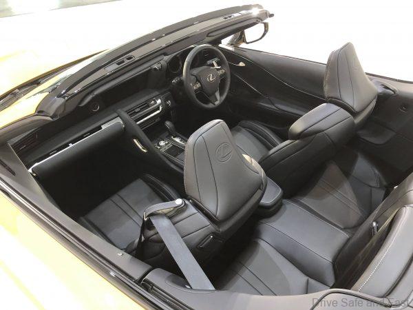 Lexus LC 500 Convertible Cockpit