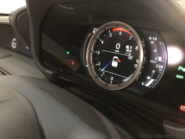 Lexus LC 500 Convertible meter cluster