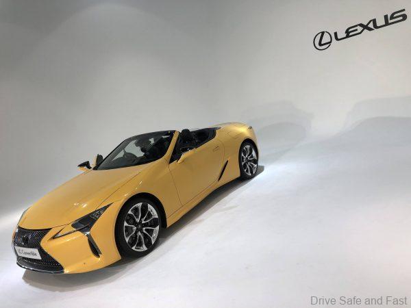 Lexus LC 500 Convertible drop top