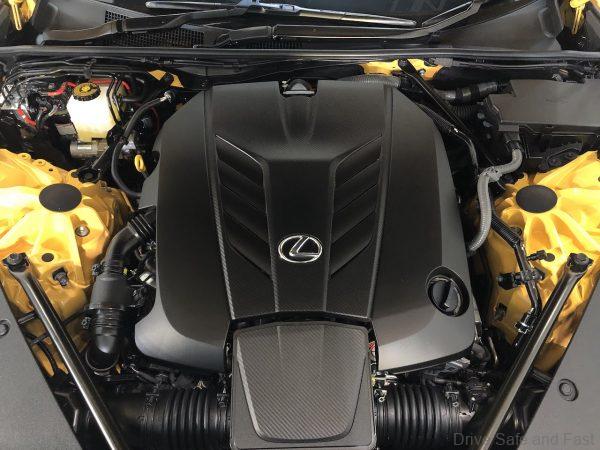 Lexus LC 500 Convertible V8 engine