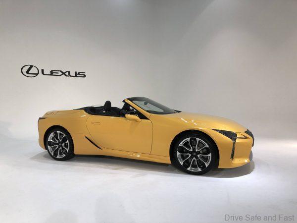 Lexus LC 500 Convertible side view