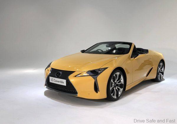 Lexus LC 500 Convertible front