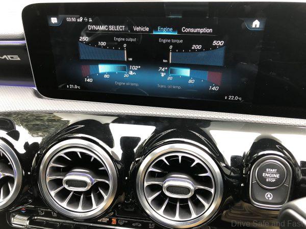 Mercedes-AMG A35 4Matic MBUX system