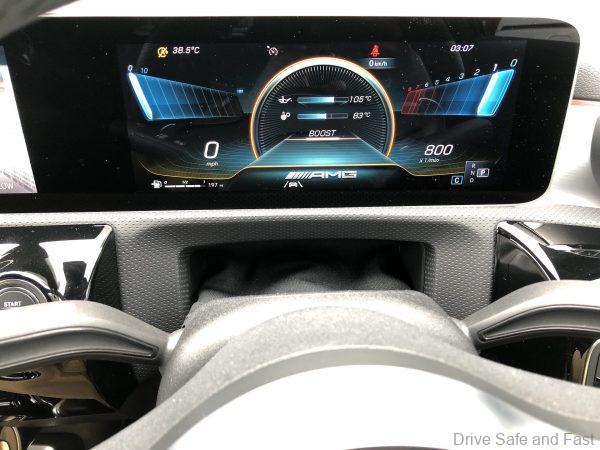 Mercedes-AMG A35 4Matic digital screen