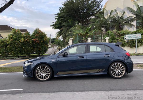 Mercedes-AMG A35 4Matic moving side profile