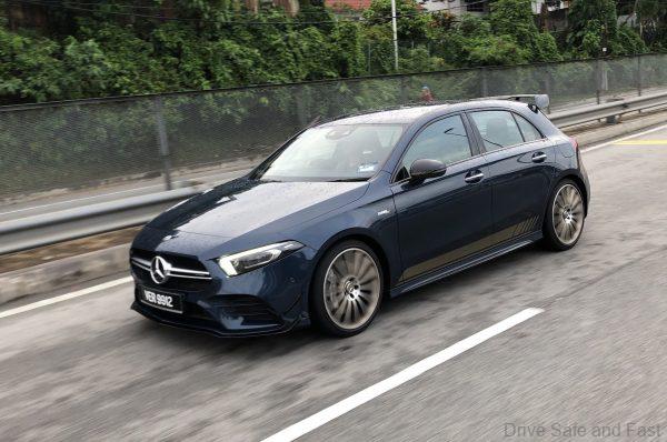 Mercedes-AMG A35 4Matic driving