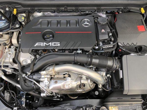 Mercedes-AMG A35 4Matic engine cover