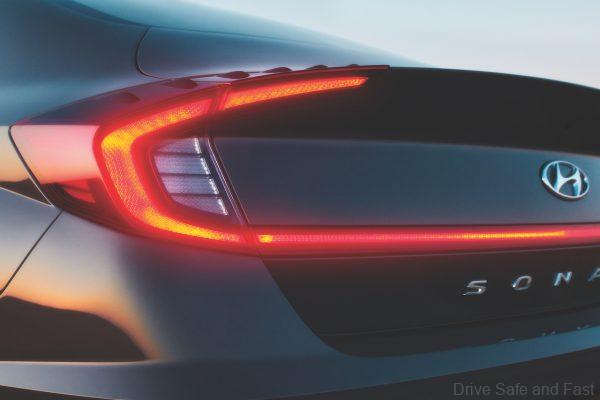 2021 Hyundai Sonata rear lamps