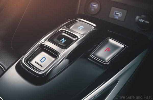 Hyundai Sonata gear shift buttons