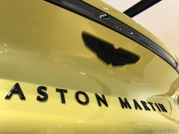 Aston Martin DBX yellow