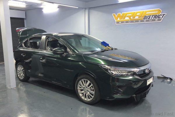 Honda City Gets Vinyl Car Wrap_4