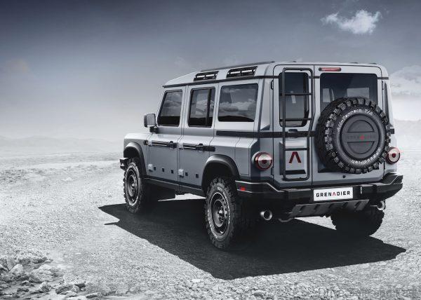 INEOS Grenadier rear tailgate