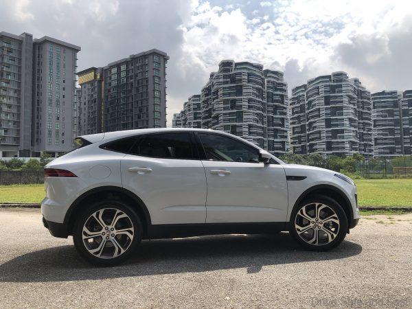 Jaguar E-Pace side view