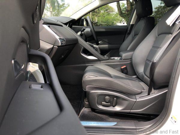 Jaguar E-Pace front seats