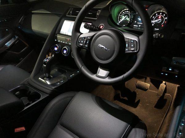 Jaguar E-Pace steering wheel